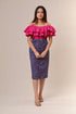 Polka Dot Skirt With Pink Top